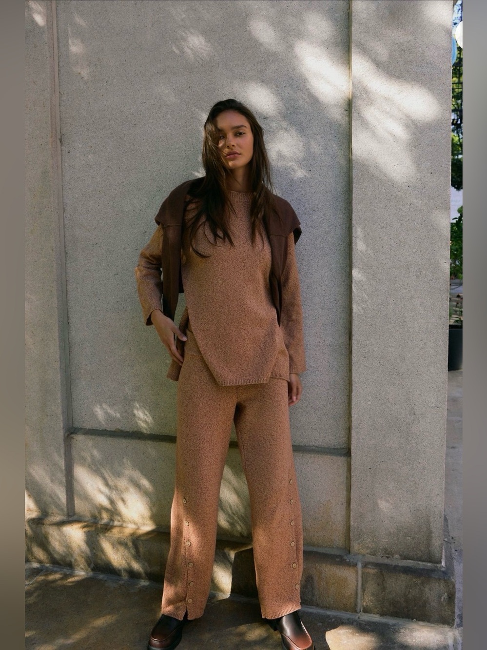 NWT Free People Button Up Sweater Set